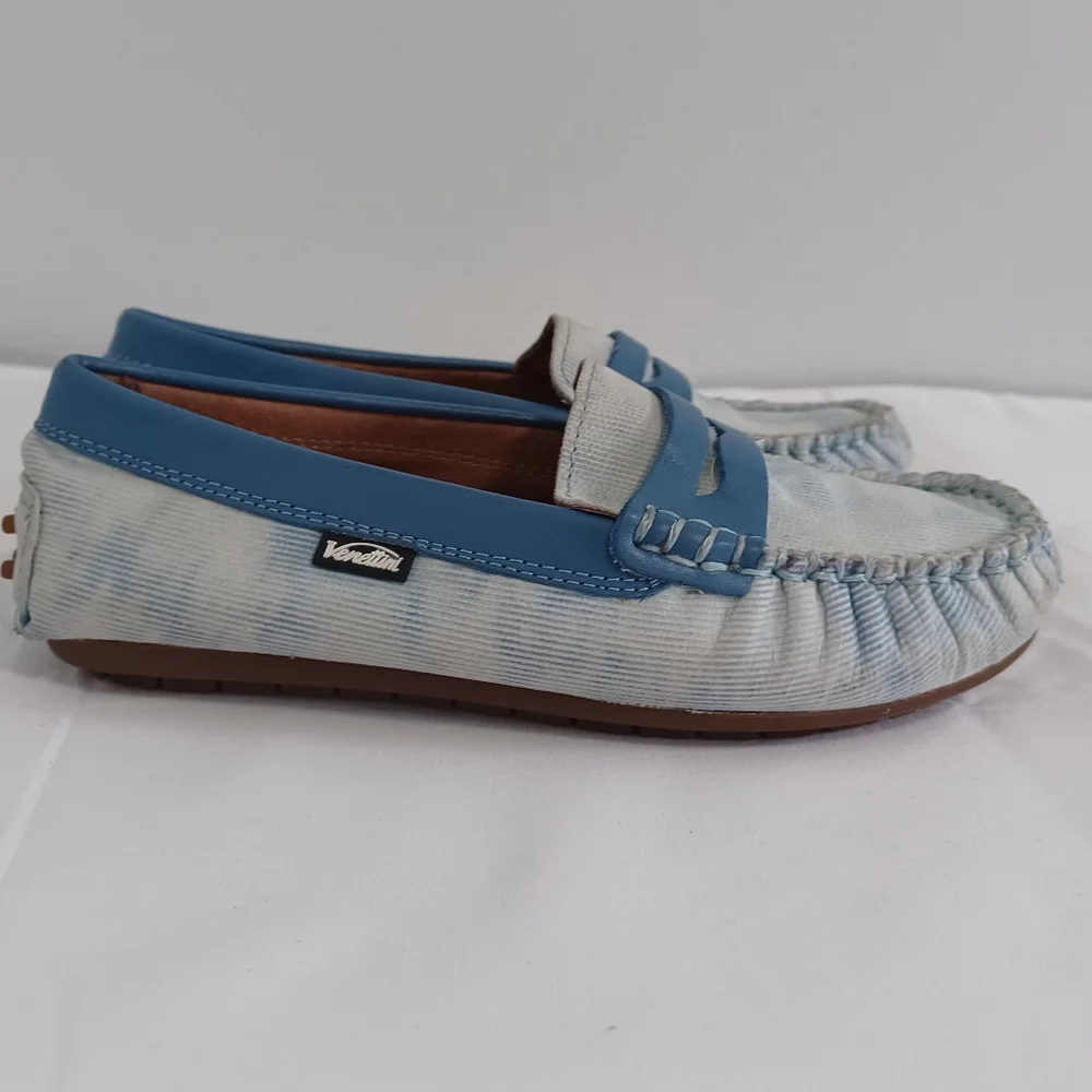 Venettini boys moccasins loafers size 12.5-Eur30 blue